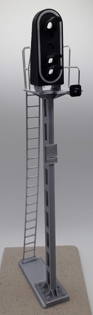 Cible C - 3 feux - Mat leger (1/32, C / S / A, Haut droit, A droite)