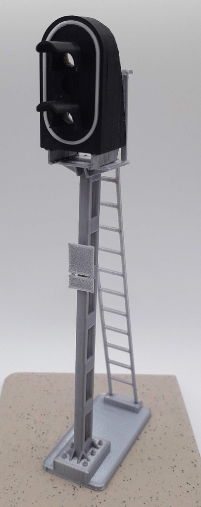 Cible A - 2 feux - Mat simple (1/32, Blanc / Rose)