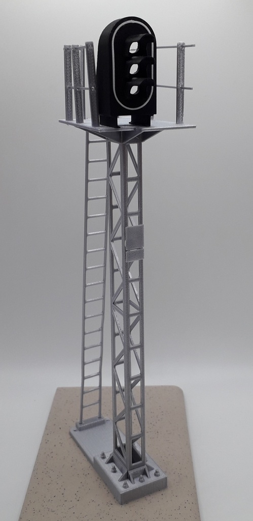 Cible A sur mât treillis