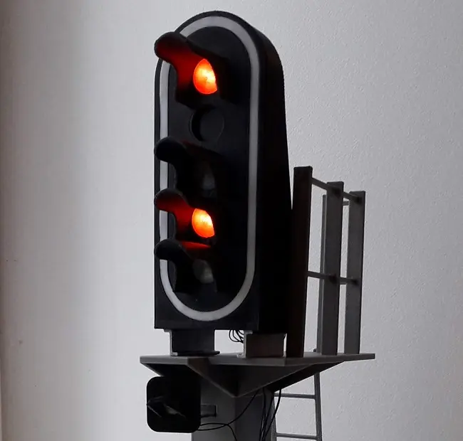 Cible C sur mât lourd bas droit à l'échelle 1/11