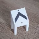 Pancarte au sol